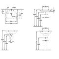 Abacus Essentials Opaz Lite Wall Hung Basin 60cm ATSW-BA10-0060 - 1
