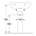 Abacus Essentials Opaz Lite Universal Pedestal ATSW-PD10-5505  - 1