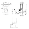 Abacus Essentials Opaz Lite Close Coupled WC & Seat Pack ATSW-WC10-9005 - 1