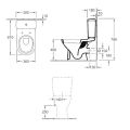 Abacus Essentials Opaz Lite Close Coupled WC & Slim Seat Pack ATSW-WC10-9010 - 1