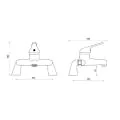 Abacus Essentials Giro Bath Filler ATTB-TS20-3202 - 1