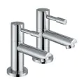 Abacus Essentials Puro Basin Pillar Taps ATTB-TS21-1002  - 0
