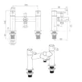 Abacus Essentials Puro Bath Shower Mixer ATTB-TS21-3212 - 1