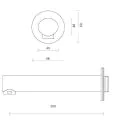 Abacus Essentials Puro Bath Spout ATTB-TS21-3802 - 1
