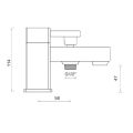 Abacus Essentials Moko Bath Shower Mixer ATTB-TS22-3204 - 1