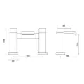 Abacus Essentials Bloc Bath Filler ATTB-TS27-3202  - 1