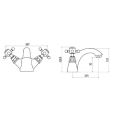 Abacus Essentials Kensington Mono Basin Mixer ATTB-TS30-1202 - 1