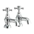 Abacus Essentials Kensington Bath Pillar Taps ATTB-TS30-3002 - 0