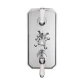 Abacus Essentials Kensington Traditional Double Outlet Thermostatic Shower Valve ATTB-TS30-4402 - 0