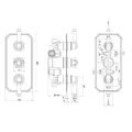 Abacus Essentials Kensington Traditional Double Outlet Thermostatic Shower Valve ATTB-TS30-4402 - 1