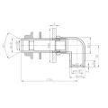 Abacus Essentials Kensington Wall Outlet ATTB-TS30-7202 - 1
