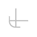 Abacus Essentials PVC Panel External Corner Joint ATWP-ACAL-15SA - 0