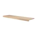 Abacus Vessini 1200mm Beige Shelf with Finished Ends VEFN-25-4005 - 1