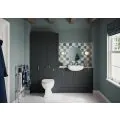 Vasca Bordo 1200mm Plinth - Matt Graphite Grey - 1