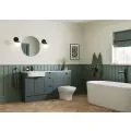 Vasca Bordo 1536mm Slim Basin WC & 1 Door Unit Pack - Matt Green Camo (Oak Cab) - 1