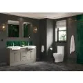 Vasca Giglio 555x435mm 1TH Semi Recessed Basin - 1