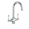 Prima Traditional Belfast Dual Lever Tap Chrome BPR1056 - 0