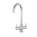 Prima Staten Swan Neck Dual Lever Mixer Tap Chrome BPR2205 - 0