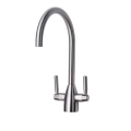 Prima Chelsea Dual Lever Mixer Tap Brushed Steel BPR2224 - 0