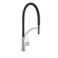 Prima+ Swan Neck Single Lever Mixer Tap with Pull Out Hose Black BPR710 - 0