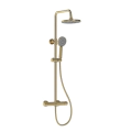 Bristan Buzz Thermostatic Bar Shower Brushed Brass BUZ SHXDIVCTFF BB - 0