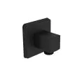 Bristan Square Wall Outlet Black CARM WOSQ01 BLK - 0