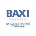 Baxi COMN9116460 Gas Manifold 13 Section - 0