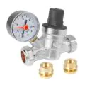 Plumbarena 22mm Pressure Reducing Valve C/w Gauge CON010 - 0