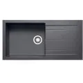 Prima+ Granite 1B & Drainer Inset Sink Gun Metal CPR320 - 0