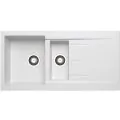 Prima+ Granite 1.5B & Drainer Inset Sink White CPR323 - 0