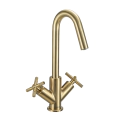 Bristan Cruzar Basin Mixer Brushed Brass CRU BAS BB - 0
