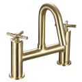 Bristan Cruzar Bath Filler Brushed Brass CRU BF BB - 0