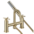 Bristan Cruzar Bath Shower Mixer Brushed Brass CRU BSM BB - 0