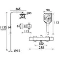 Bristan Craze2 Rigid Riser Shower CRZ2 SHXDIVCTFF C - 2