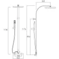 Bristan Craze Rigid Riser Bar Mixer Shower (CRZ SHXDIVCTFF C) - 1