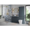 Vasca Salto Tall End Panel - Matt Arley Blue  - 1
