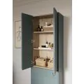 Vasca Salto 600mm Standard 2 Door Storage Unit - Matt Green Camo (Oak Cab) - 2
