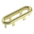 Vasca Oval Overflow Ring - Brushed Brass - 0