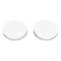 Vasca Toilet Seat Cover Caps - White - 0