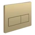 Vasca Rectangle Push Button Flushplate - Brushed Bronze - 0