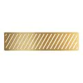 Envy Linear Tray Waste Cover - Brushed Brass - 0