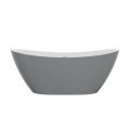 Vasca Luciana Freestanding 1700x780x690mm Bath - Grey - 0