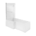 Vasca 700mm L Shape/P Shape End Panel - White - 0