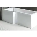 Vasca 1700mm L Shape Front Bath Panel - White - 0