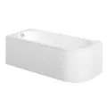 Vasca Mattina J Shape 1700x725x600mm 0TH Bath w/Legs (LH) - 0