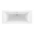 Vasca Piazza Deluxe Square Double End 1700x750x550mm 0TH Bath w/Legs - 0