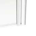 Vasca 800x1500mm Single Straight Bath Screen (6mm) - Chrome - 3