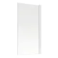 Vasca 800x1500mm Single Straight Bath Screen (6mm) - Chrome - 1