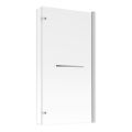 Vasca 815x1500mm L Shape Bath Screen (6mm) - Chrome - 1