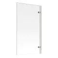 Vasca 850x1500mm Hinged Straight Bath Screen (6mm) - Chrome - 1